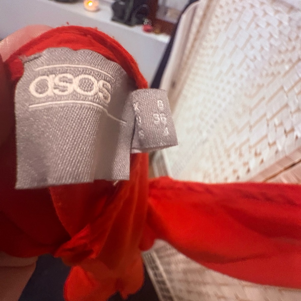 ASOS Red Backless Dress - Picture 4 of 8